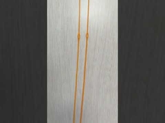 वाटरजेट करघे के स्पेयर पार्ट्स के लिए उच्च गुणवत्ता वाला पीला प्लास्टिक हेल्ड वायर